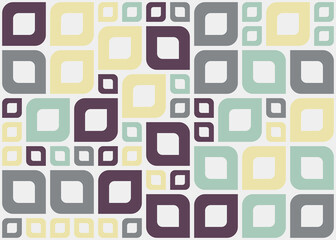 Abstract Geometric Pattern generative computational art illustration