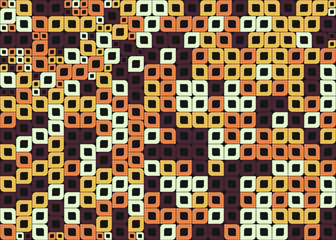 Abstract Geometric Pattern generative computational art illustration