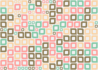 Abstract Geometric Pattern generative computational art illustration