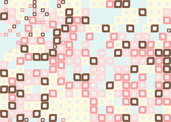 Abstract Geometric Pattern generative computational art illustration