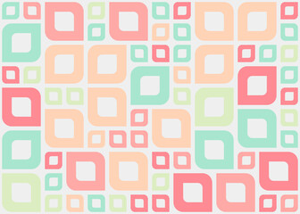 Abstract Geometric Pattern generative computational art illustration