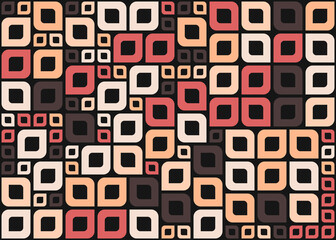 Abstract Geometric Pattern generative computational art illustration