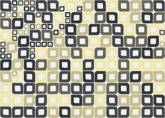 Abstract Geometric Pattern generative computational art illustration