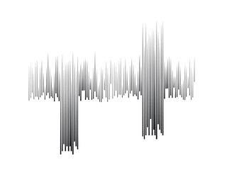 Speed Lines  . Vector Illustration .Technology  Logo . Design element . Abstract Geometric shape . 