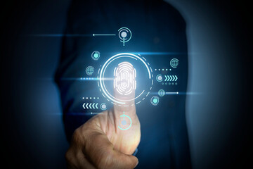 Fingerprint scanning provides a secure access.