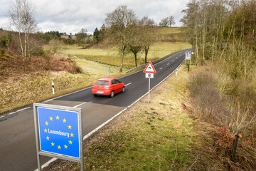 Europe frontiere politique union europeen Grand duché Luxembourg