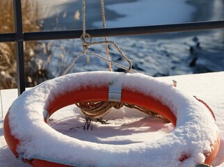 fisch, schnee, essen, winter, eis, meer, frisch, angeln, wasser, natur, erkältung, weiß, boje,...
