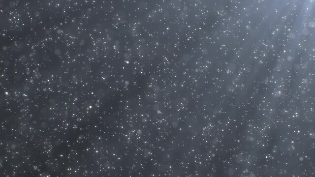 Beautiful Shiny Diamond Dust Sparkle Glitter Shimmer Star Particles - 4K Seamless VJ Loop Motion Background Animation