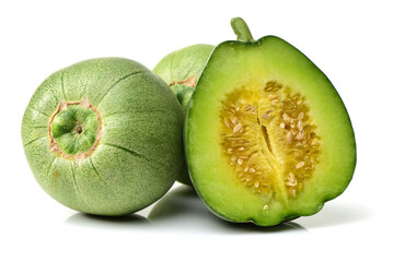 muskmelon on a white background 
