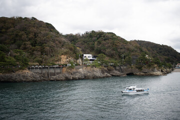 西伊豆堂ヶ島の遊覧船