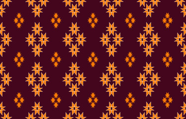Traditional geometric ethnic pattern for clothing background and wallpaper vector illustration.