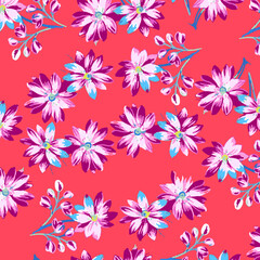Fototapeta na wymiar Flower background.  Liberty style. fabric, covers, manufacturing, wallpapers, print, gift wrap.