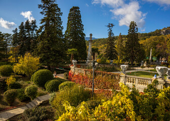 Yalta, Crimea, November 26, 2020, Massandra Palace