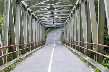 View of the bridge in the morning