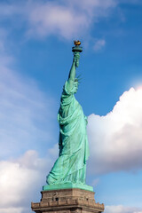 The statue of Liberty in Manhattan, New York City