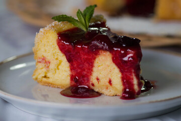 Pastel de frutos rojos