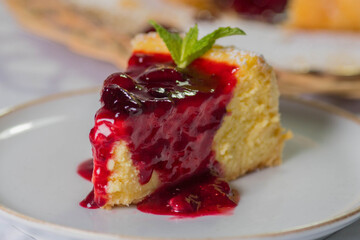 Pastel de frutos rojos