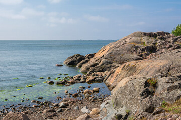 Coastal view of Suomenlinna, Helsinki, Finland