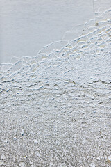 aerial view over the Riga gulf coast