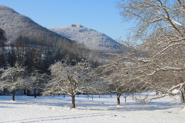 Winterlandschaft Schw&auml;bische Alb