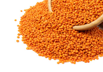 Raw Dry Lentils, Lentil Grains, Dal, Daal, Dhal, Masoor