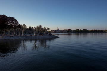 View over Lake Constance (Bodensee), in Konstanz, Germany