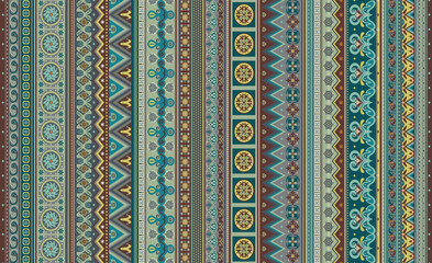 Abstract ethnic stripe pattern, background