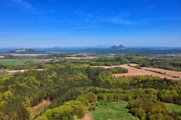Beautiful view on the landscape 