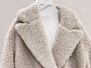 Detail of faux fur