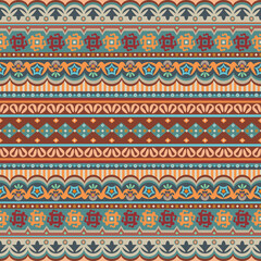 Abstract ethnic stripe pattern, raster background
