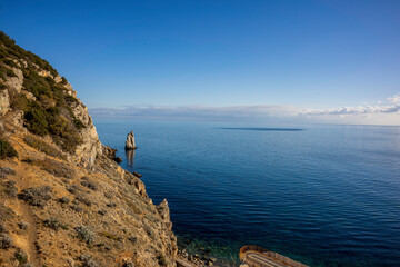 Yalta, Crimea, November 26, 2020, Swallow's Nest, views of the sea and the castle