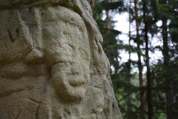 face in the rock