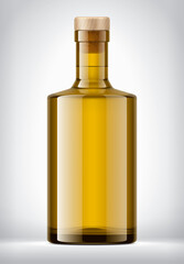 Transparent Color Glass Bottle