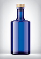 Transparent Color Glass Bottle