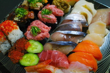 回転寿司の持ち帰り　新型コロナウイルス感染拡大防止の取り組み
The most popular Japanese food, SUSHI