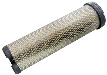 Top view of car air filter cartridge