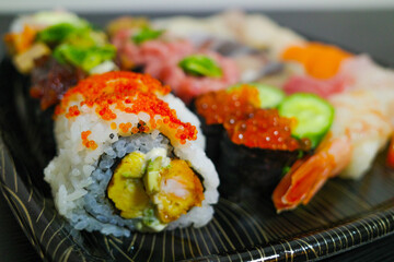 回転寿司の持ち帰り　新型コロナウイルス感染拡大防止の取り組み
The most popular Japanese food, SUSHI & SUSHI ROLLS