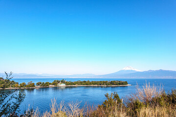 【静岡県】大瀬崎と駿河湾越しに見る富士山