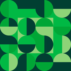 Green color pattern. Round circles pattern.