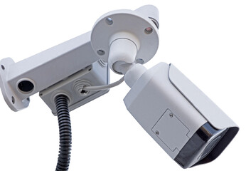 Spherical IP security camera on white