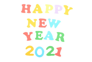 Begriff aus bunten Buchstaben auf weiss