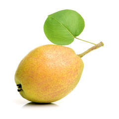 pear isolated on white background 