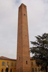 Pavia (Italy). Torre Civiche in the city of Pavia