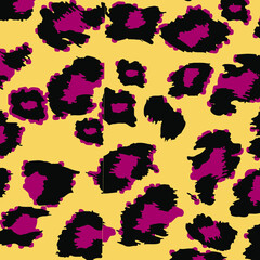 animal skin leopard seamless pattern design. Jaguar, leopard, cheetah, panther fur. Seamless camouflage background for fabric, textile, design, cover, wrapping.