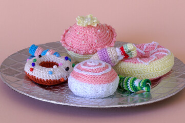 Sponge cake made with point