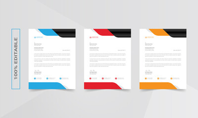 Letterhead design template, business letterhead, letterhead red, letterhead template, simple letterhead, corporate letterhead, flyer layout