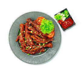 Spicy Chicken Feet sweet Hot tasty dish Dakbal Korean Food