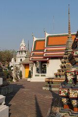 buddhist temple (wat pho) in bangkok in thailand 