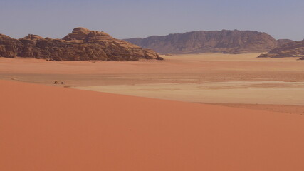 Fototapeta na wymiar Wüste Wadi Rum in Jordanien
