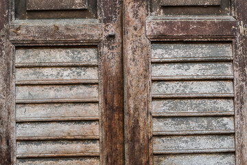 Old wooden door or window
